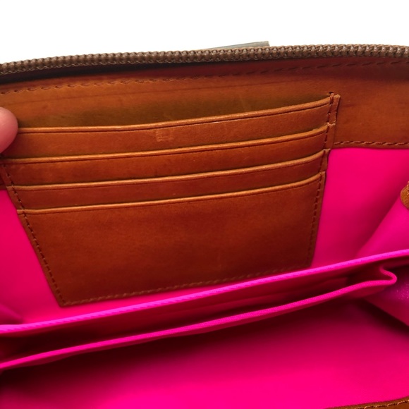 Dooney & Bourke Black and Leather Wristlet/Wallet - Picture 5 of 5